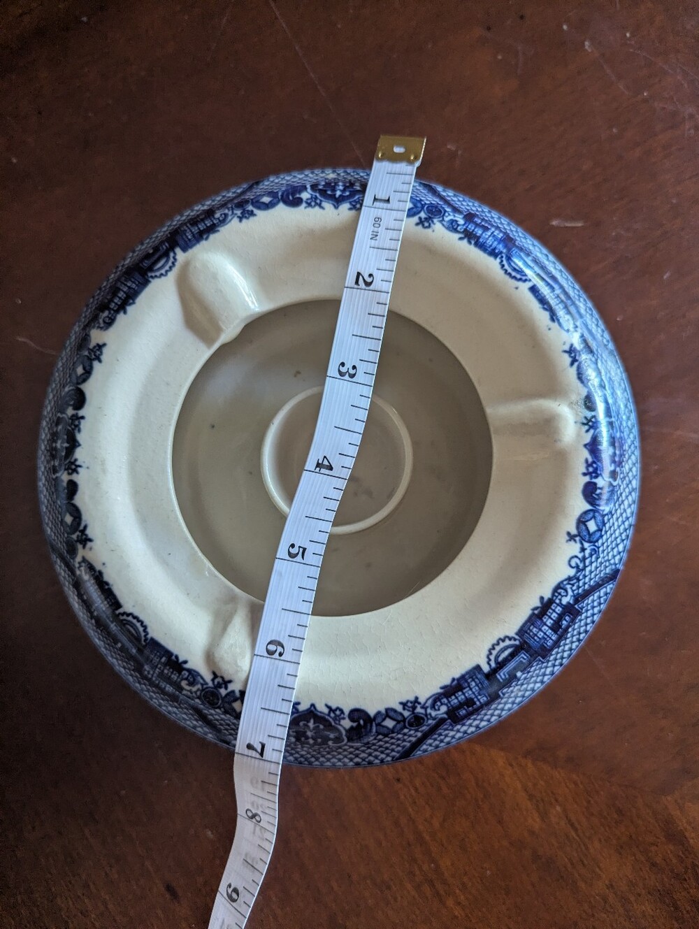1920s Blue Willow Design Japan Ashtray - Picture 4 of 10